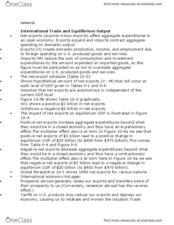 ECON1013 Lecture Notes - Lecture 12: Autarky, Xm Satellite Radio, Government Spending thumbnail