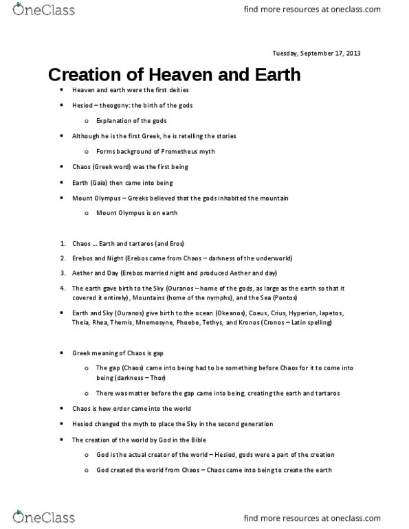 FYSM 1106 Lecture Notes - Lecture 2: Chaos Chaos, Erebus, Oceanus thumbnail