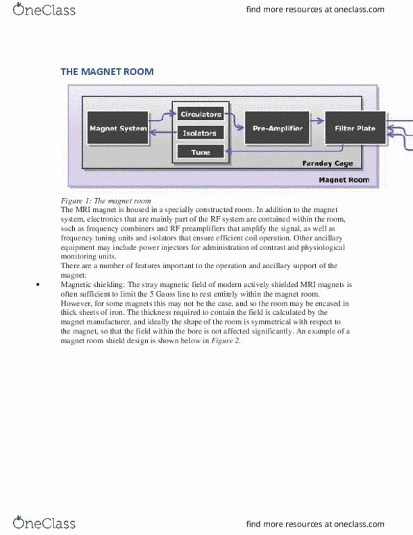 MEDRADSC 2Z03 Lecture Notes - Lecture 14: Superconducting Wire, Liquid Helium, Faraday Cage thumbnail