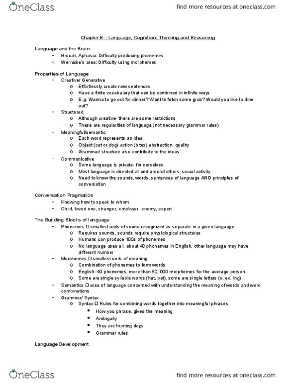 PS102 Lecture Notes - Lecture 8: Konz, Noam Chomsky, Anagrams thumbnail