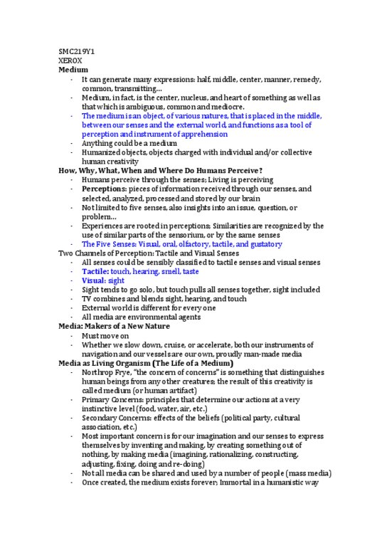 SMC219Y1 Chapter Notes -Postmodernity, Linear Logic, Logogram thumbnail