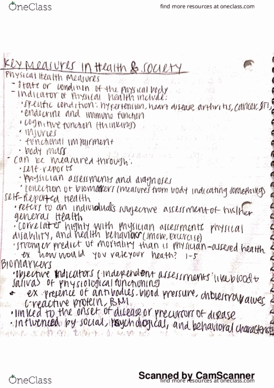 SOC 308 Lecture 4: Key Measures in Health & Society thumbnail
