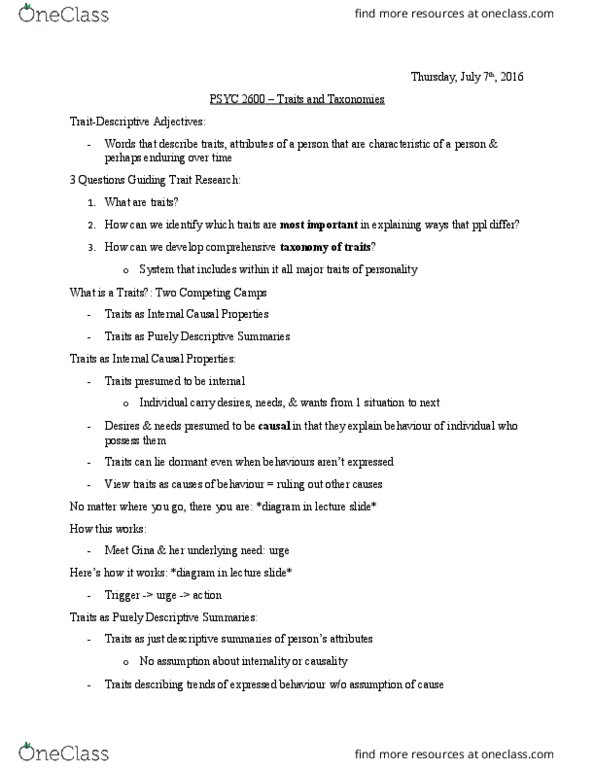 PSYC 2600 Lecture Notes - Lecture 2: Scientific Method, Ion, Psychophysiology thumbnail