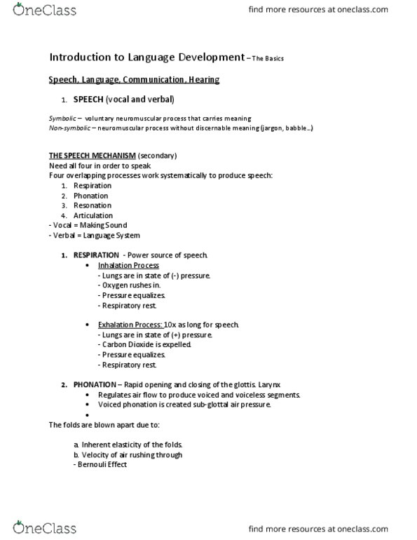 LIN 3716 Lecture Notes - Lecture 1: Bound And Unbound Morphemes, Semantic Feature, Paralanguage thumbnail