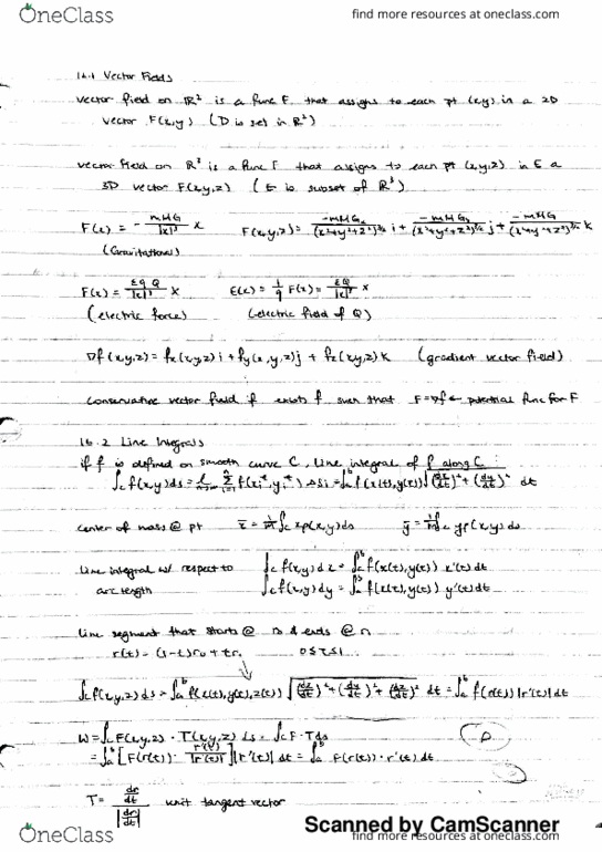 MAT235Y1 Lecture Notes - Lecture 60: Potential Energy, Ionosphere thumbnail