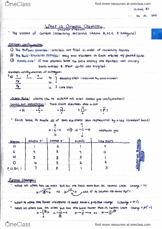 CH 320M Lecture Notes - Lecture 1: Covalent Bond, Chemical Polarity, Angular Momentum Coupling thumbnail