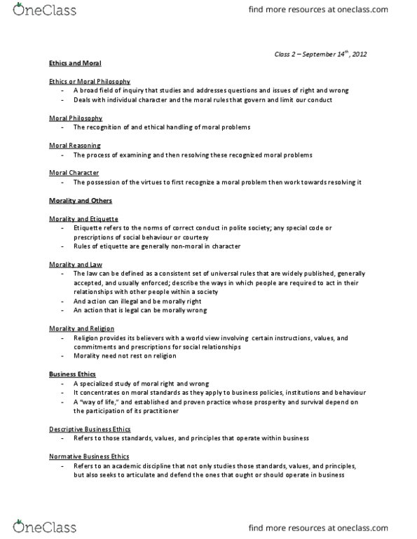 ACTG 2010 Lecture Notes - Lecture 1: Stakeholder Management, Stakeholder Theory, Pareto Efficiency thumbnail