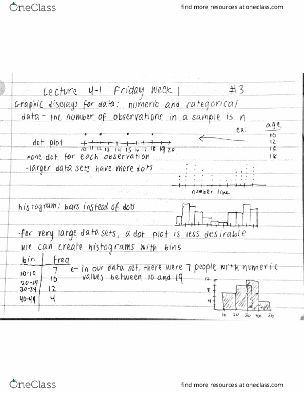 STATS 10 Lecture Notes - Lecture 3: Unimodality thumbnail