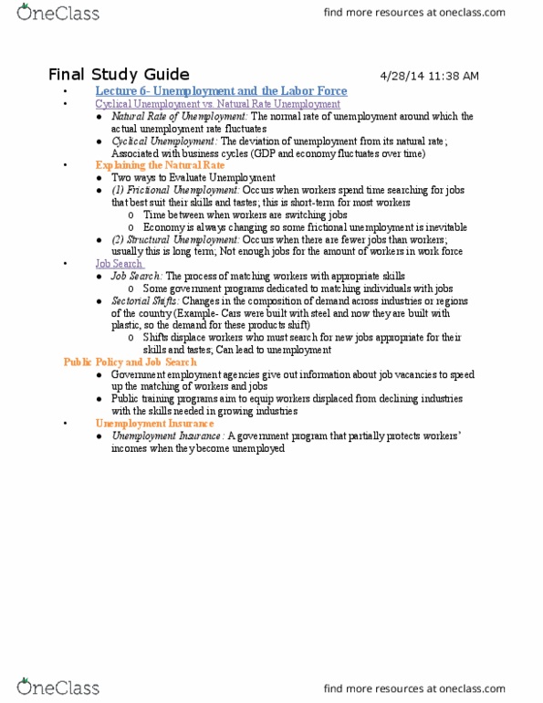 ECO 212 Lecture Notes - Lecture 3: Loanable Funds, Nominal Interest Rate, Tax Credit thumbnail