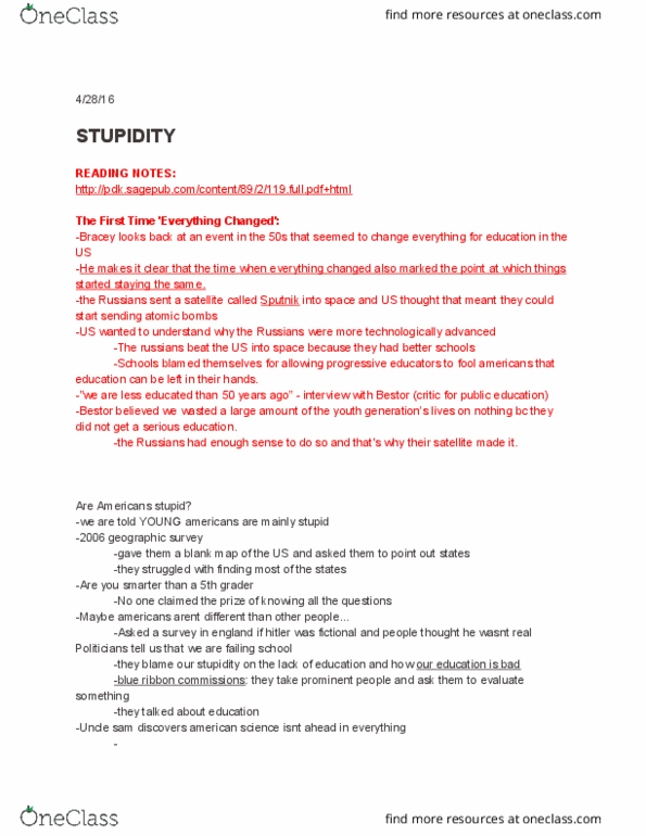 SOCI201 Lecture Notes - Lecture 18: Tulip Mania, Redlining thumbnail