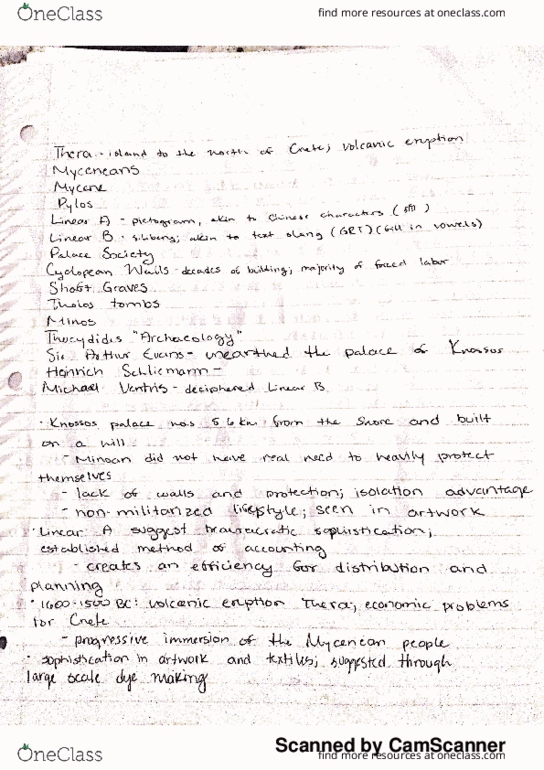 HIST 1210 Lecture 1: ancient greek history notes (Full Semester) thumbnail