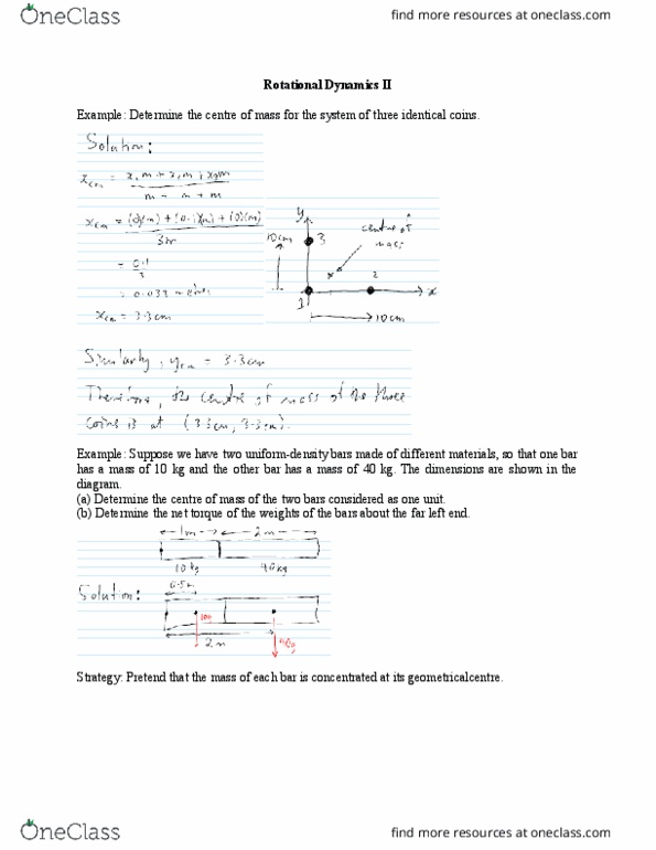 PHYS 1P21 Lecture Notes - Lecture 39: Net Force thumbnail