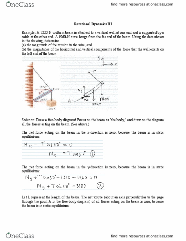 PHYS 1P21 Lecture Notes - Lecture 40: Moment Of Inertia, Angular Acceleration, Point Particle thumbnail