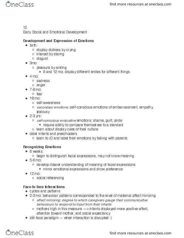 PSYC 351 Chapter Notes - Chapter 12: Reserve Teams In Norwegian Football, Social Emotions, Longitudinal Study thumbnail