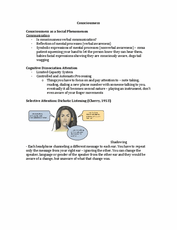 PSY 1101 Lecture Notes - Muscle Tone, Non-Rapid Eye Movement Sleep, Barbiturate thumbnail