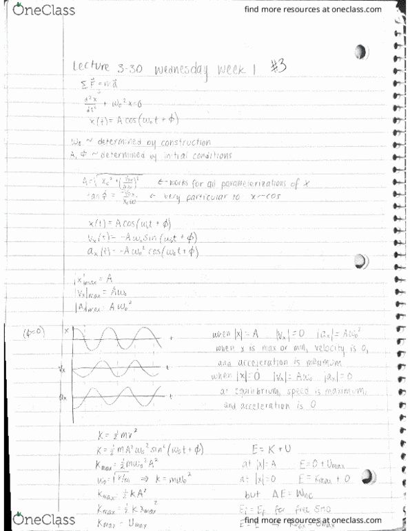 PHYSICS 1B Lecture Notes - Lecture 3: Umax Technologies, Campli, Angular Frequency thumbnail