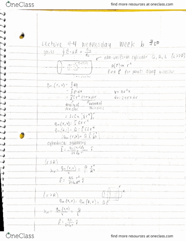 PHYSICS 1B Lecture Notes - Lecture 20: University Of New Hampshire, Electric Field thumbnail