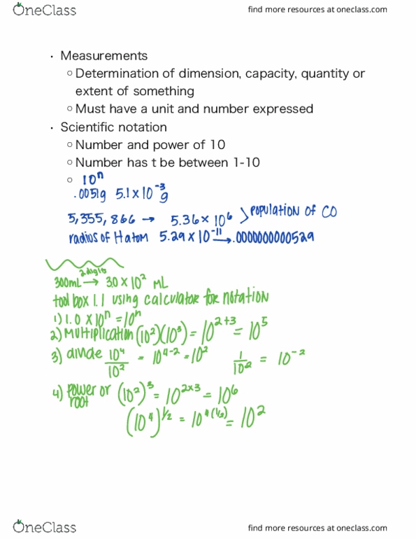 CHEM 1021 Lecture Notes - Lecture 5: Density thumbnail