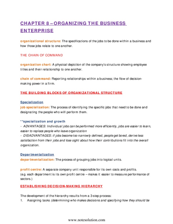 MGTA01H3 Chapter Notes - Chapter 8: Profit Center, Theory X And Theory Y, Hawthorne Effect thumbnail