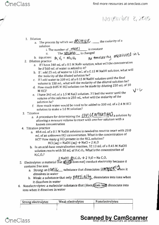 CH-1020 Lecture Notes - Lecture 14: Sodium Bromide, Sodium Hydroxide, Sodium Chloride thumbnail