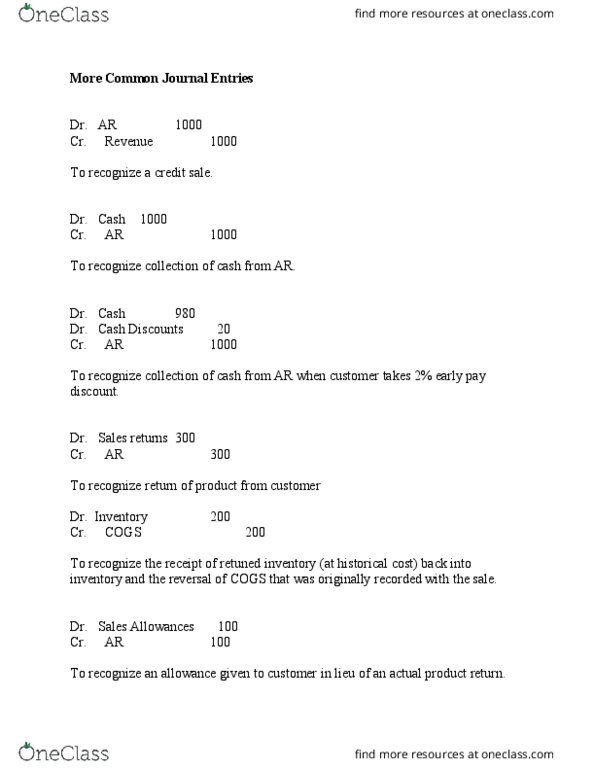 ACCT 203 Lecture Notes - Lecture 5: Historical Cost, Accounts Payable thumbnail