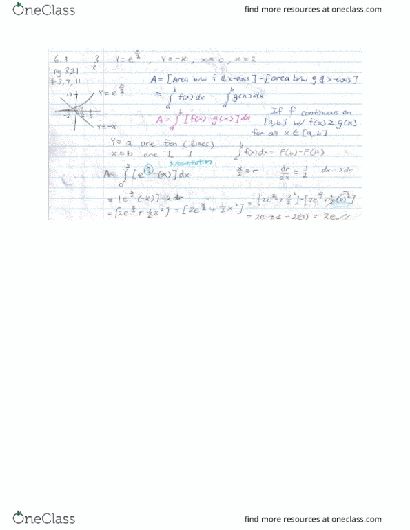 MATH 155 Chapter 6.3: Assignment 2/3 Solutions thumbnail