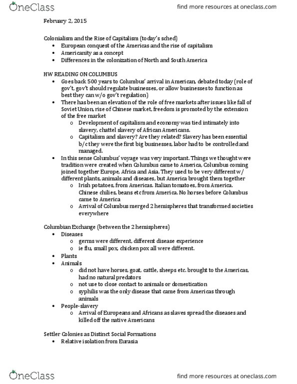 SOC 100A Lecture 3: Feb 2 Notes thumbnail