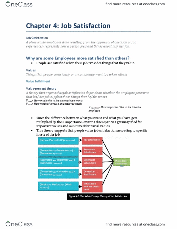 ORGS 1000 Lecture 4: ORGS Ch 4- Job Satisfaction thumbnail