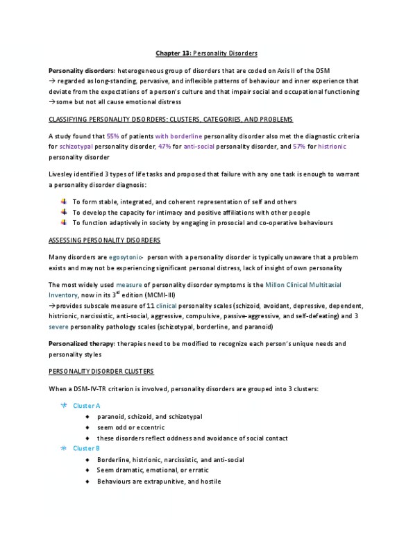 PSYB32H3 Chapter Notes - Chapter 13: Psychosexual Development, Anal Stage, Conduct Disorder thumbnail