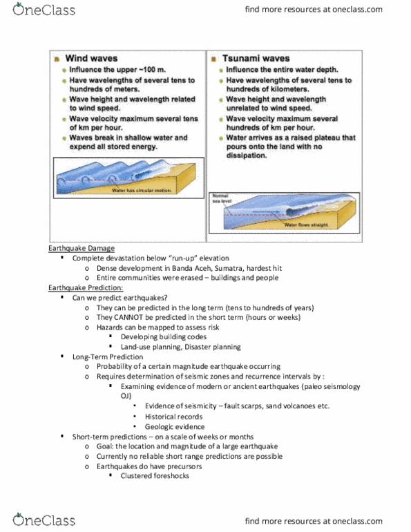 EPSC 201 Lecture Notes - Lecture 28: Seismic Wave, Banda Aceh, Wave Height thumbnail
