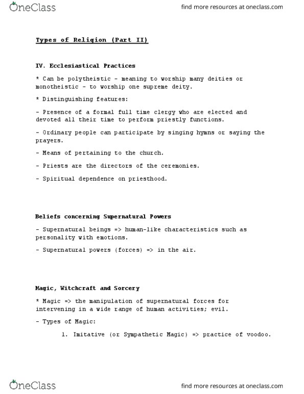 ANTH 1120 Lecture 17: Types of Religion Part II thumbnail