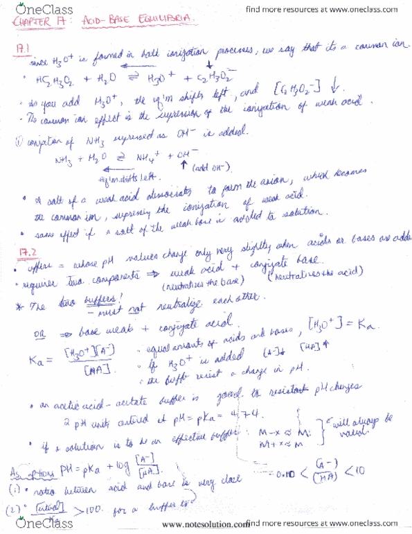 CHMA11H3 Lecture Notes - Ammonia thumbnail
