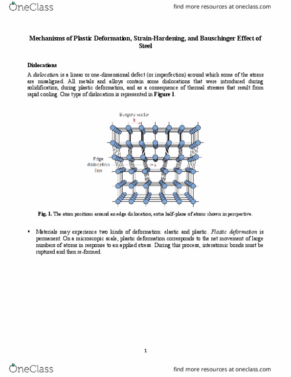 CE 5310 Lecture Notes - Lecture 4: Work Hardening, Crystal Structure, Heaviside Step Function thumbnail