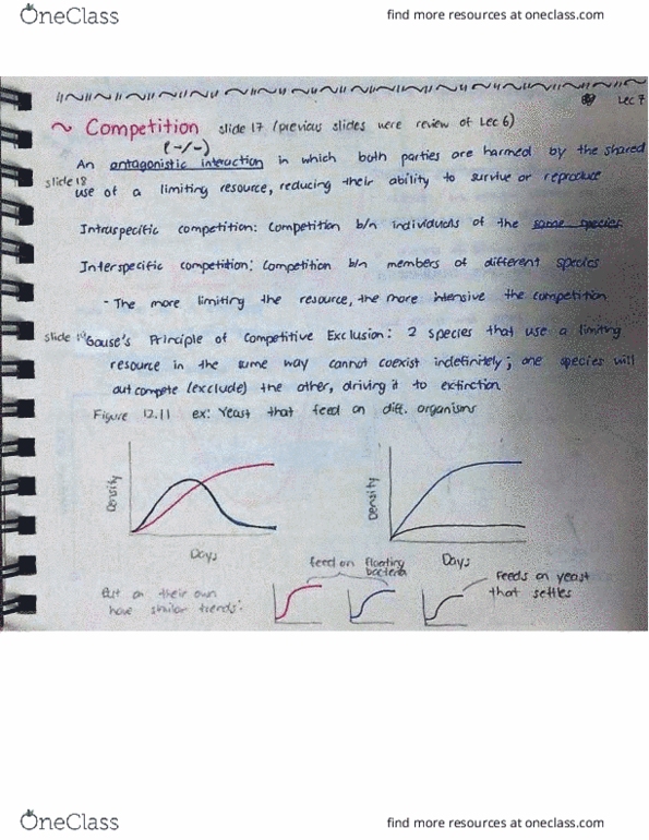 BIOB50H3 Lecture Notes - Lecture 7: Scramble Competition, Desiccation, Character Displacement thumbnail