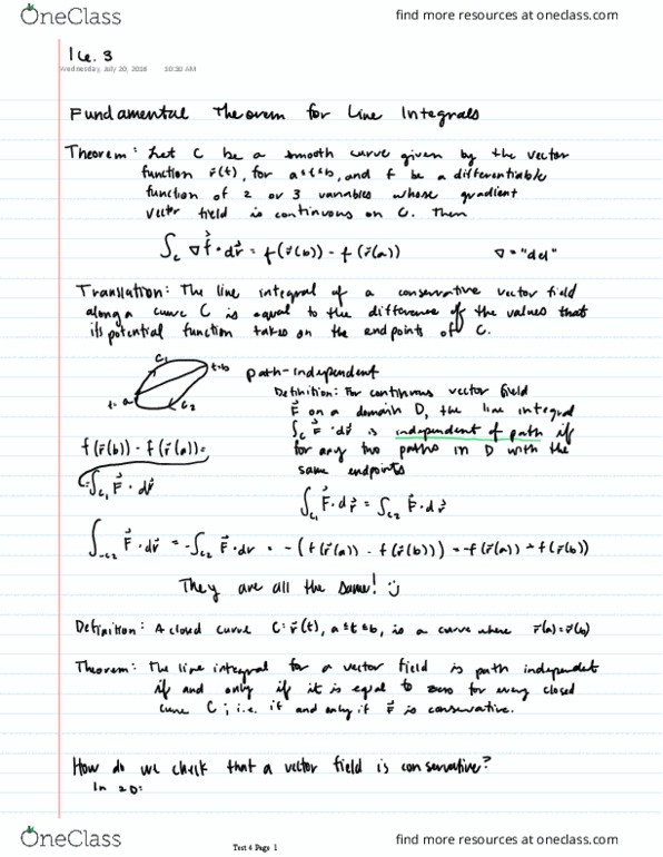 MAC 2313 Lecture Notes - Lecture 30: If And Only If thumbnail