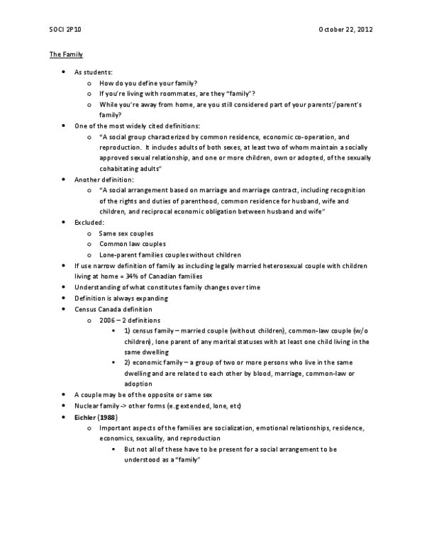 SOCI 2P00 Lecture Notes - Lecture 4: Married People, Selection Bias, Social Forces thumbnail