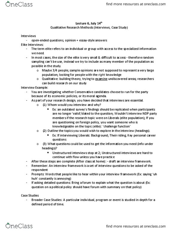 SCS 2150 Lecture Notes - Lecture 6: Backbencher thumbnail