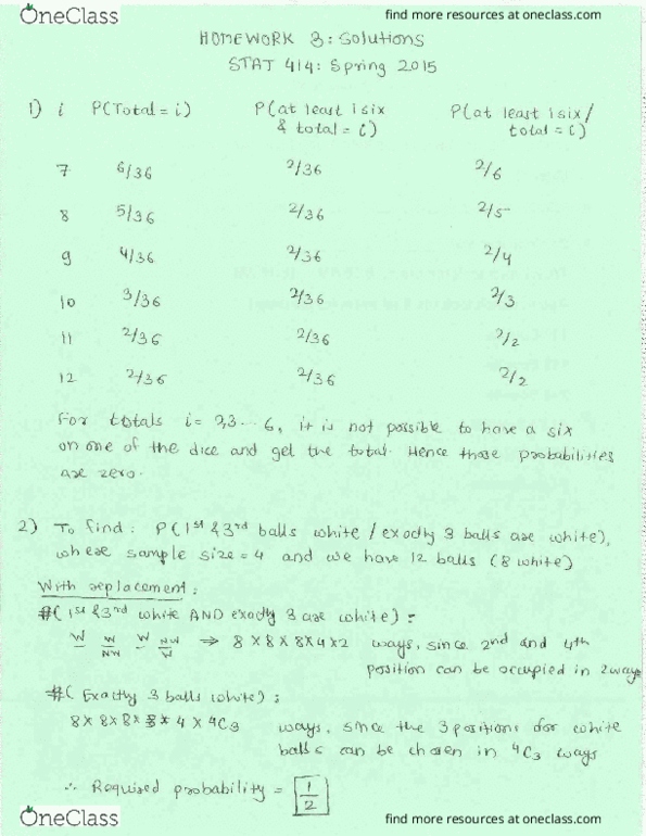 STAT 414 Lecture Notes - Lecture 3: Digital Enhanced Cordless Telecommunications, Plain Old Telephone Service, Asteroid Family thumbnail