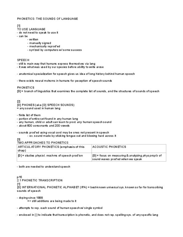 LINA01H3 Lecture Notes - George Bernard Shaw, Speech Recognition, Vocal Folds thumbnail