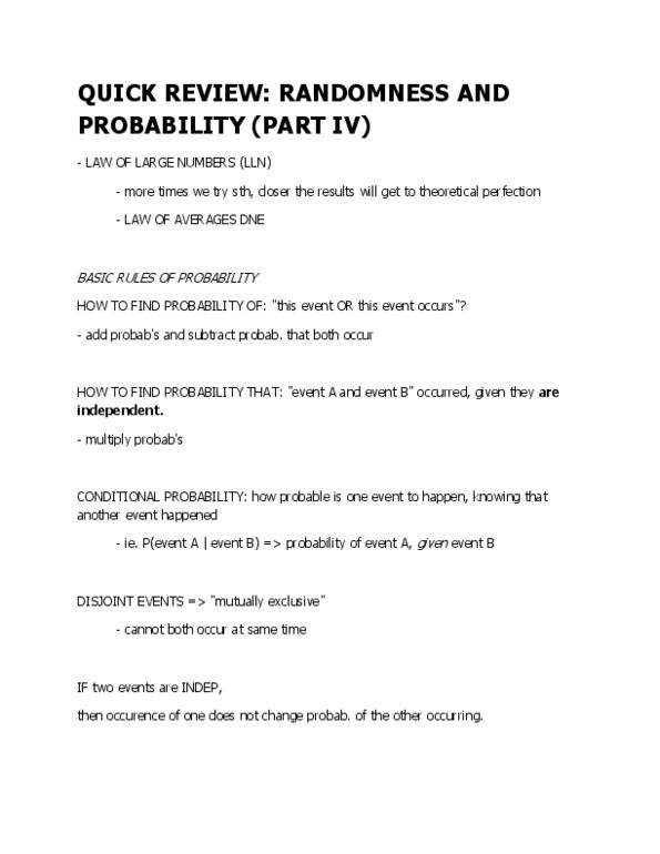 STAB22H3 Lecture Notes - Unk, Propylthiouracil, Indep thumbnail