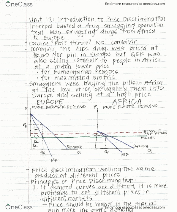 ECN 212 Lecture Notes - Lecture 12: Zidovudine, Turda, Price Discrimination thumbnail