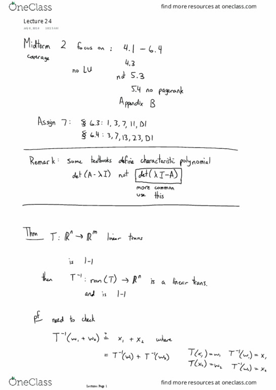 MATH 232 Lecture 24: Lecture 24 thumbnail