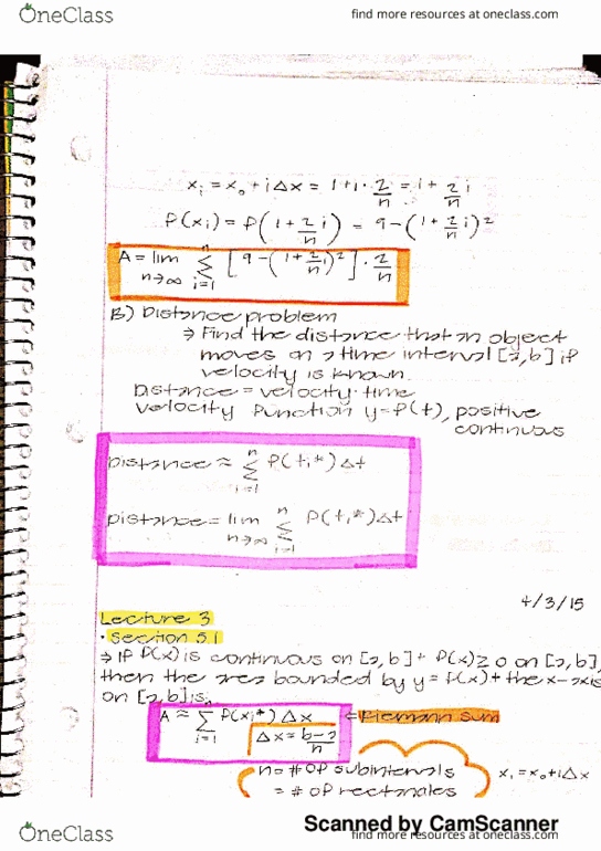 MATH 2B Lecture Notes - Lecture 3: Integral Symbol, Corm, Farad thumbnail