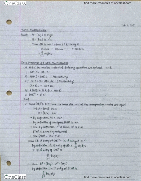 MAT223H1 Lecture Notes - Lecture 9: Linear Map, Lincoln Near-Earth Asteroid Research, Mxr thumbnail