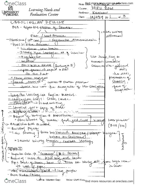 HIEU 2061 Lecture Notes - Lecture 22: Sol White thumbnail