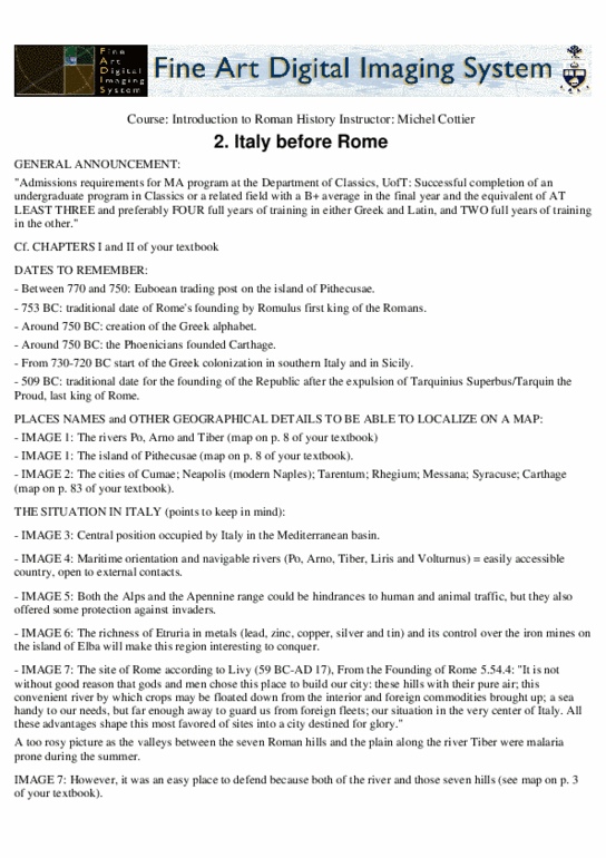 CLA231H1 Lecture : CLA231H1F-2012 2. Italy before Rome.pdf thumbnail