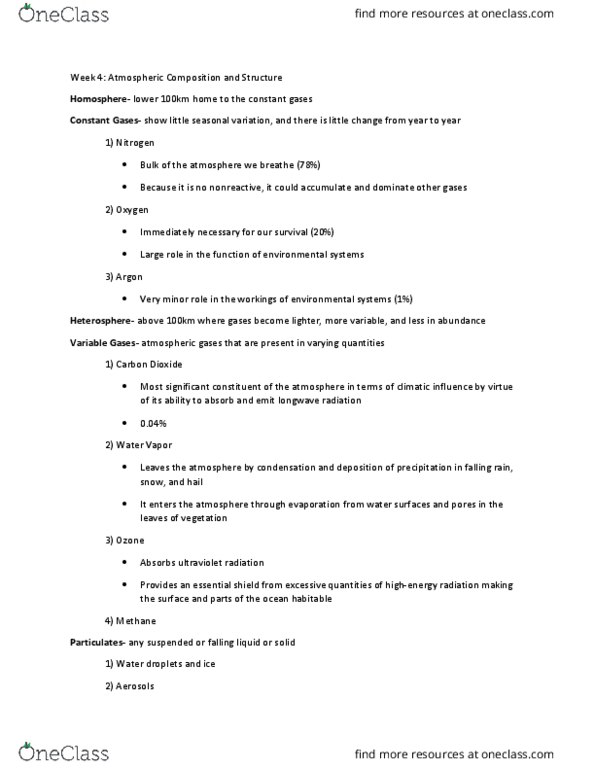 GEOG 101 Lecture Notes - Lecture 4: Spatial Gradient, European Route E70, Lapse Rate thumbnail