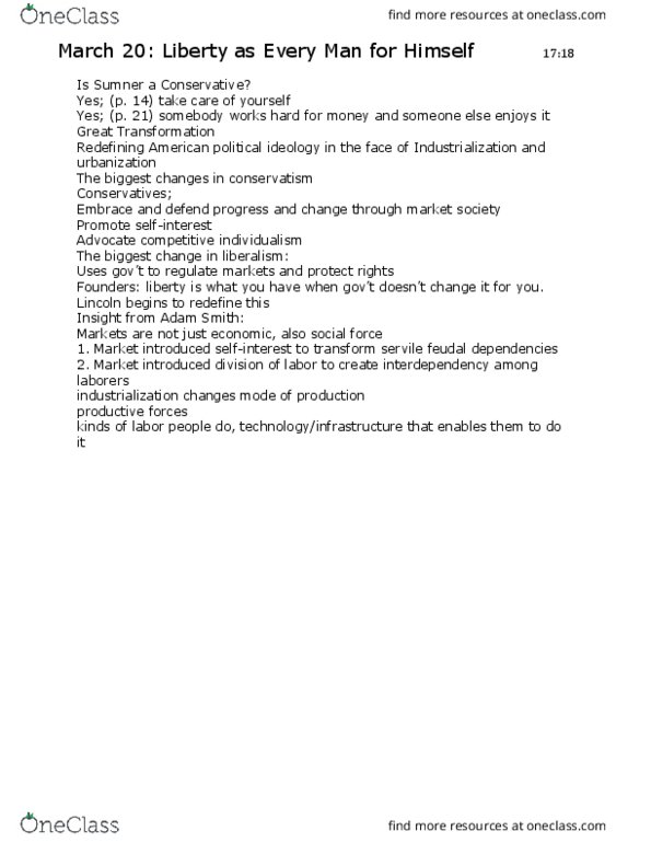 POLSCI 101 Lecture Notes - Lecture 6: Franklin D. Roosevelt, Structural Adjustment, John Studebaker thumbnail