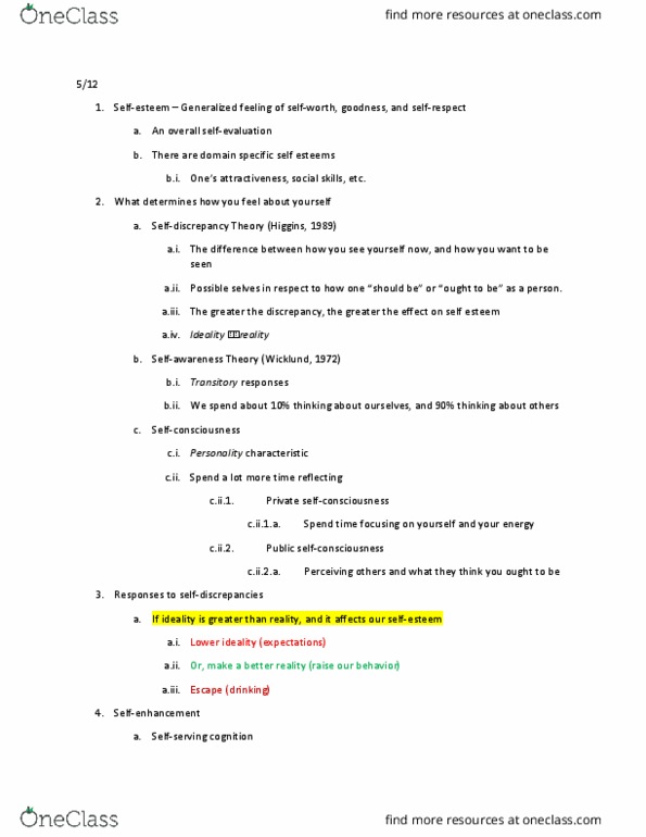 PSY-P 304 Lecture Notes - Lecture 3: Extraversion And Introversion, Lie Detection, Erving Goffman thumbnail