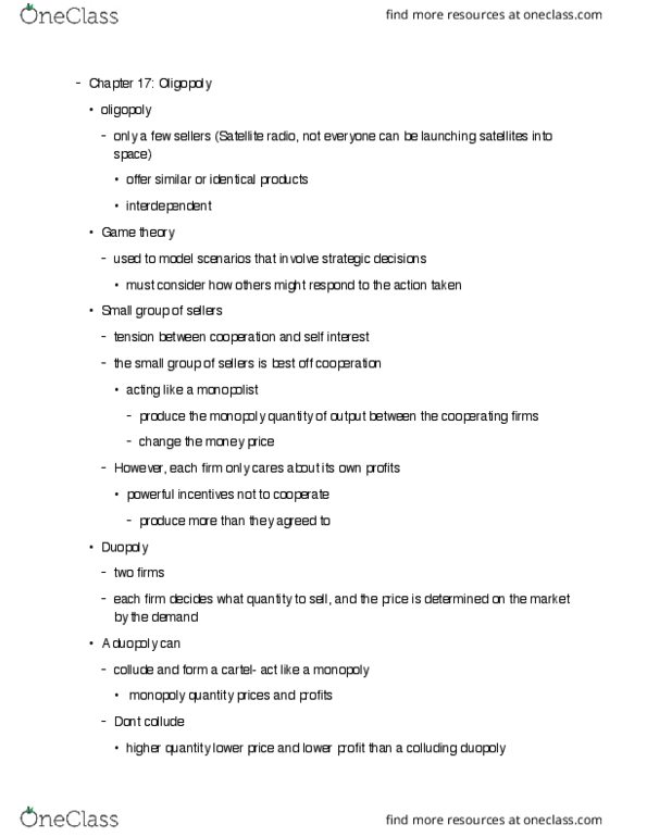 ECON 2010 Lecture Notes - Lecture 9: Nash Equilibrium, Satellite Radio, Root Mean Square thumbnail